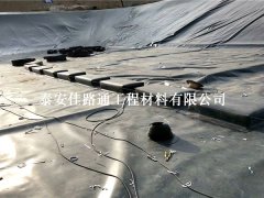 蓄水池鋪設防滲土工膜技術要點簡析